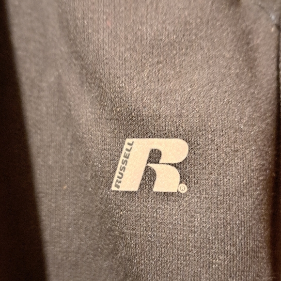 Russell Black Athletic Sweatpants Men's Pants With Zipper Leg - Picture 4 of 7